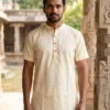 Beautiful Kurta Culture Pattu Silk Casual Wear Mens Short Kurta Collection Wholesale 2026