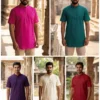 Beautiful Kurta Culture Pattu Silk Casual Wear Mens Short Kurta Collection Wholesale 2026