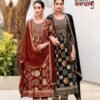 Rangoon Manchali Cotton Printed Hand Worked Embroidered Kurti With Bottom Dupatta Wholesale