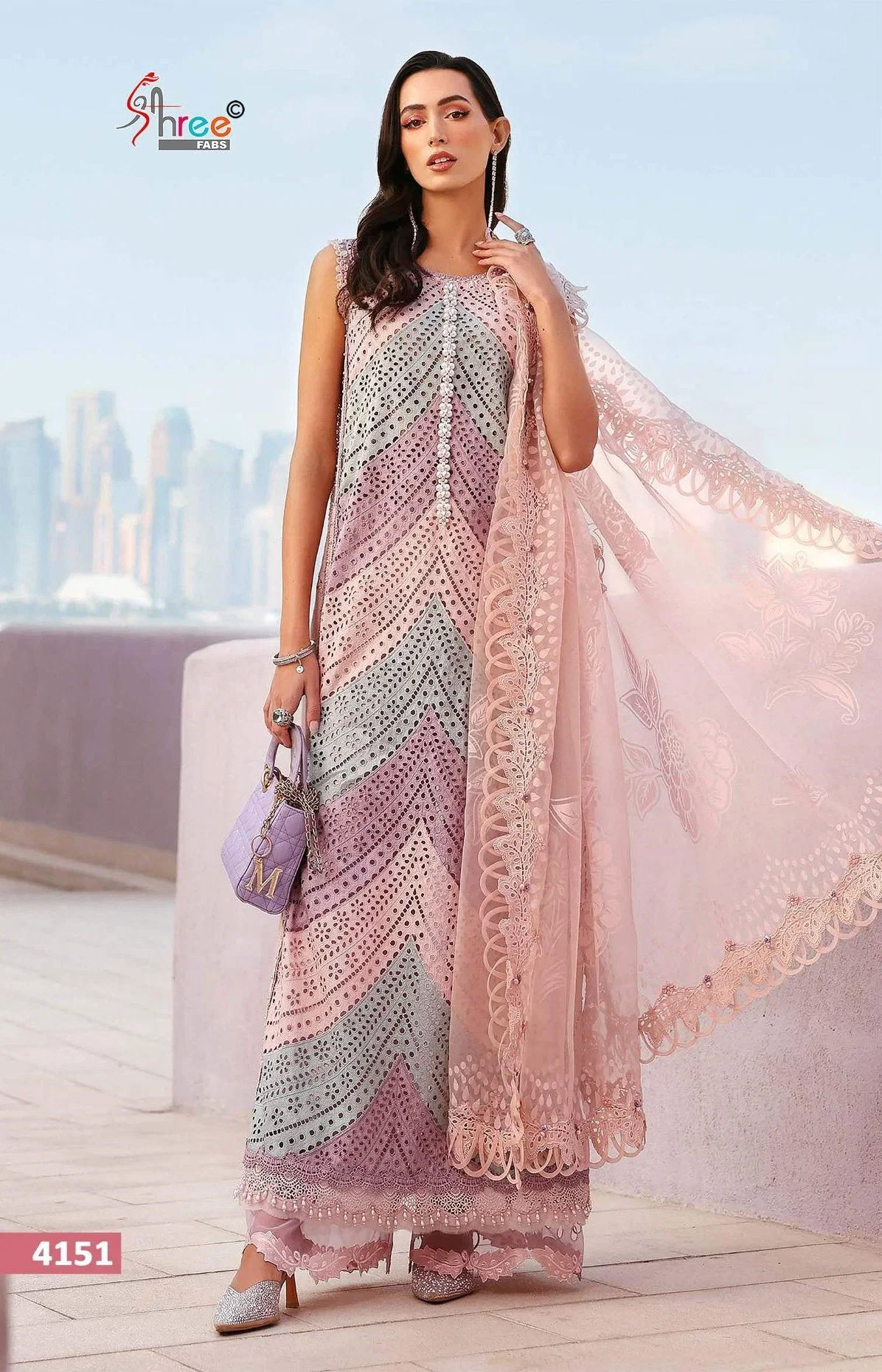 Shree Maria B Hits Vol 1 Cotton Dupatta Cotton Embroidered Salwar Kameez Wholesale