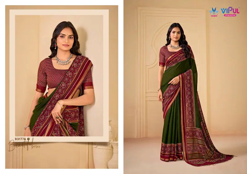 Beautiful Vipul Monalisa Vol 4 Mal Cotton Printed Saree Collection Wholesale 2026