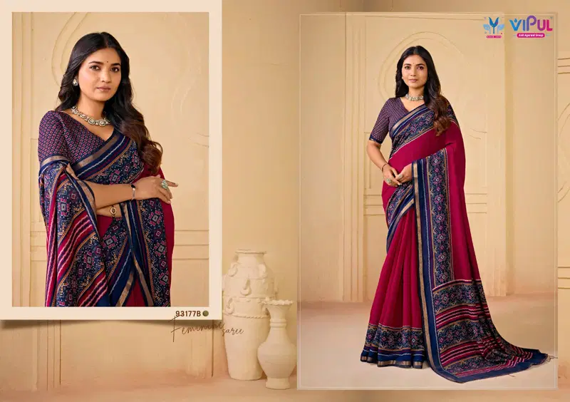 Beautiful Vipul Monalisa Vol 4 Mal Cotton Printed Saree Collection Wholesale 2026