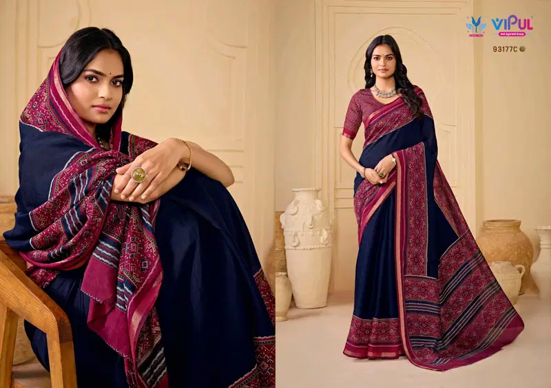 Beautiful Vipul Monalisa Vol 4 Mal Cotton Printed Saree Collection Wholesale 2026