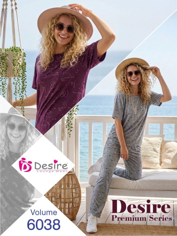 Launching Dnp Desire Premium Series Print To Print N.S. NightSuits Set Wholesale 2026