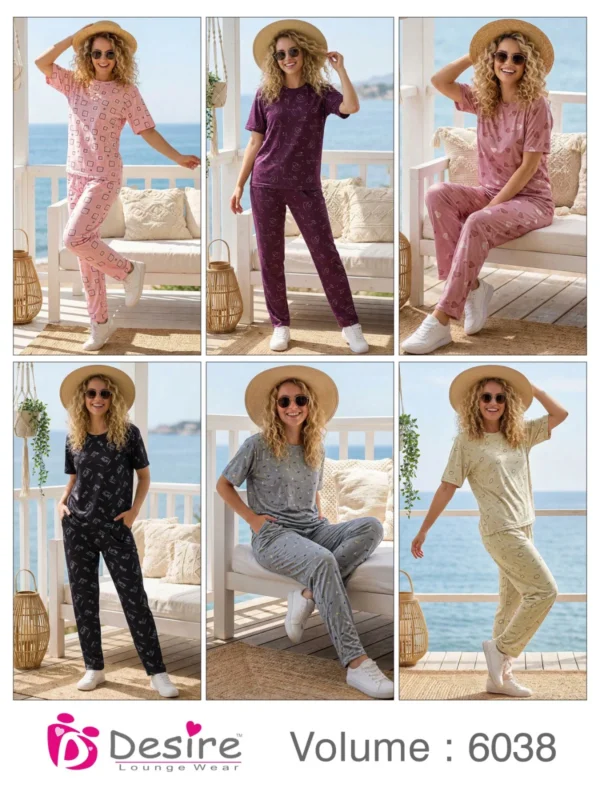 Launching Dnp Desire Premium Series Print To Print N.S. NightSuits Set Wholesale 2026