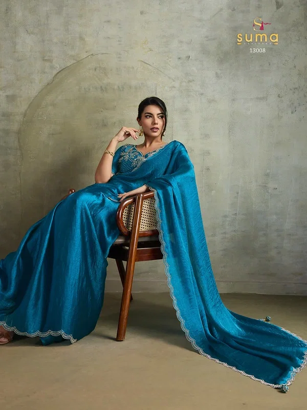 Launching Suma Fendy Chiffon Blooming Saree collection Wholesale 2026
