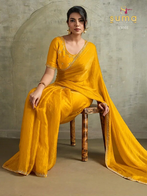 Launching Suma Fendy Chiffon Blooming Saree collection Wholesale 2026