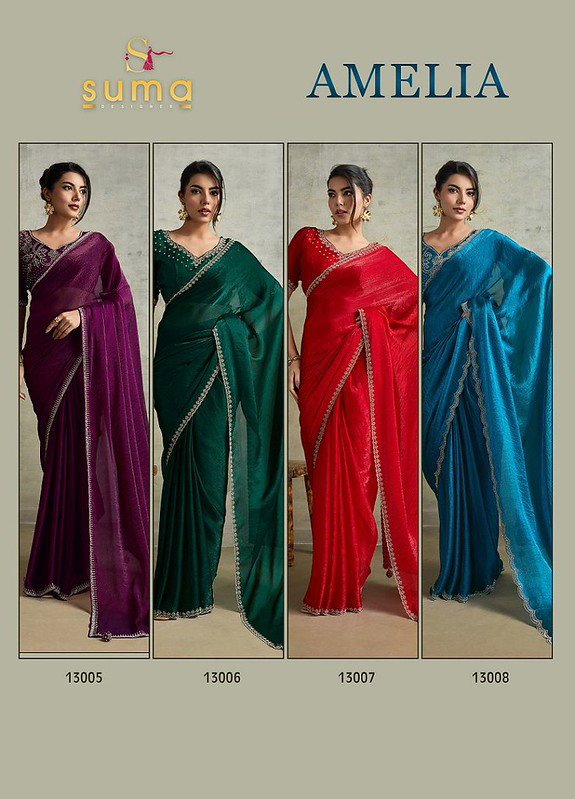 Launching Suma Fendy Chiffon Blooming Saree collection Wholesale 2026