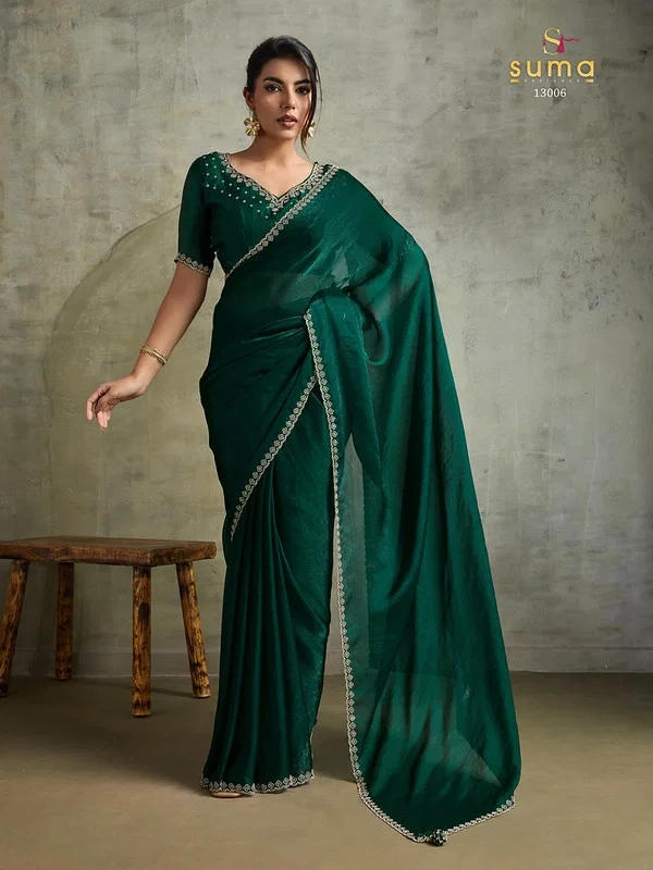 Launching Suma Fendy Chiffon Blooming Saree collection Wholesale 2026