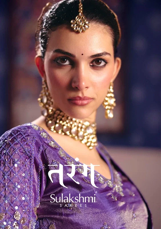 Sulakshmi Tarang Viscose Zari Tissue Designer Saree Wholesale