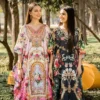 Hkf Dua Kaftan Vol 4 Soft Satin Printed Fancy Kaftan Collection Wholesale