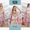 Beautiful Hkf Dua Kaftan Vol 4 Soft Satin Printed Fancy Kaftan Collection Wholesale 2026