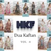 Beautiful Hkf Dua Kaftan Vol 4 Soft Satin Printed Fancy Kaftan Collection Wholesale 2026