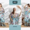 Beautiful Hkf Dua Kaftan Vol 3 Soft Satin Printed Fancy Kaftan Collection Wholesale 2026