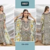 Beautiful Hkf Dua Kaftan Vol 3 Soft Satin Printed Fancy Kaftan Collection Wholesale 2026