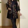 Indo Era 2643 Cotton Embroidered Shirt Collar Top With Bottom Collection Wholesale