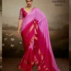 Beautiful Sethnic Ombrea Soft Glam Chiffon Zari Woven Worked Saree Collection Wholesale 2026