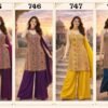 Stylish Mrudangi Taj Premium Georgette Embroidered Salwar Kameez Collection Wholesale 2026