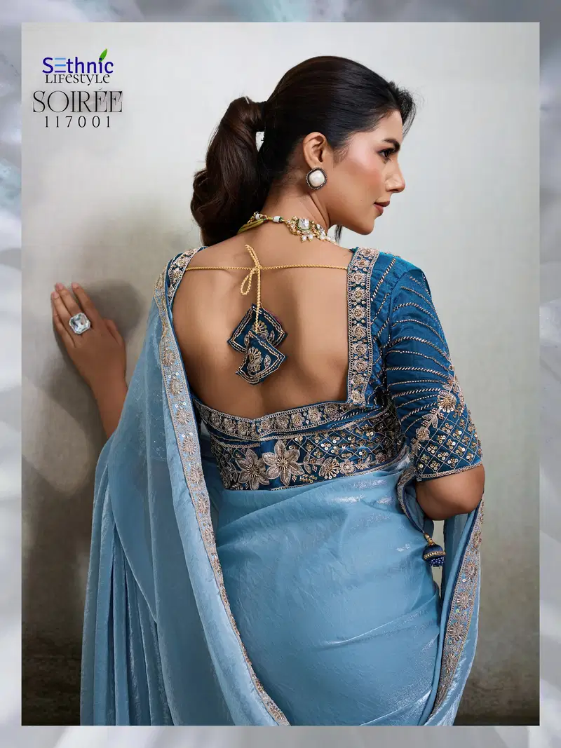 Latest Sethnic Soiree The Evening Affair Velvet Satin Designer Saree Collection Wholesale 2026