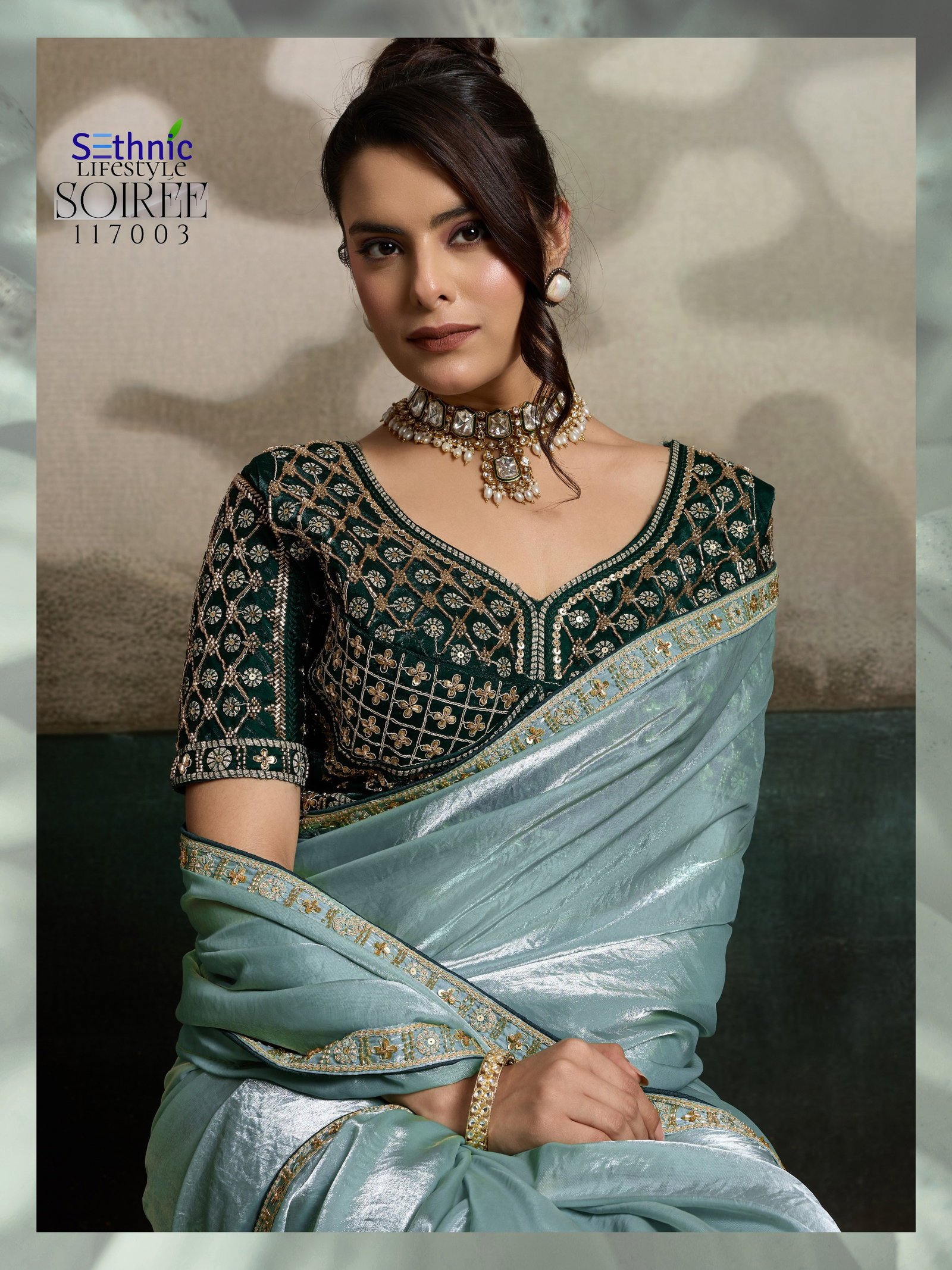 Latest Sethnic Soiree The Evening Affair Velvet Satin Designer Saree Collection Wholesale 2026