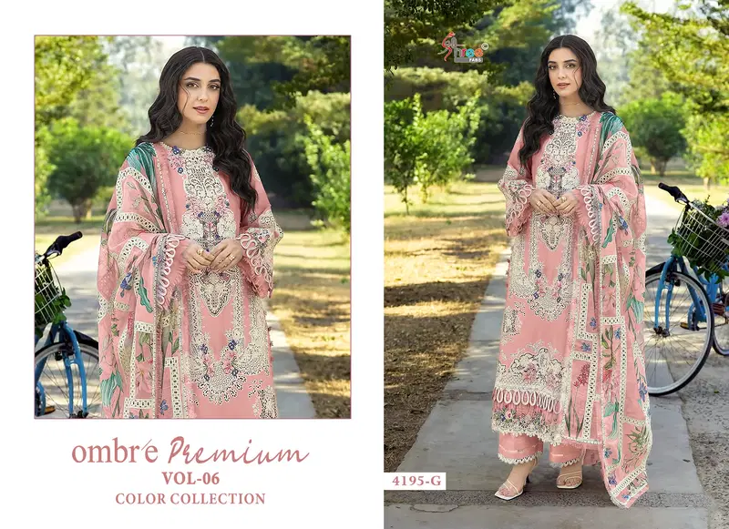 Latest Shree Ombre Premium Vol 6 Color Collection Kota Doriya Dupatta Pakistani Salwar Kameez Wholesale 2026