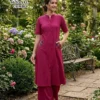 Stylish De Mannat Cotton Dhabu A Line Kurti With Plazzo Collection Wholesale 2026