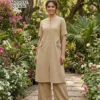 Stylish De Mannat Cotton Dhabu A Line Kurti With Plazzo Collection Wholesale 2026