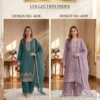 Kb 4108 and 4109 Series Fancy Crush with Heavy Embroidery Sequence Salwar Kameez Wholesale