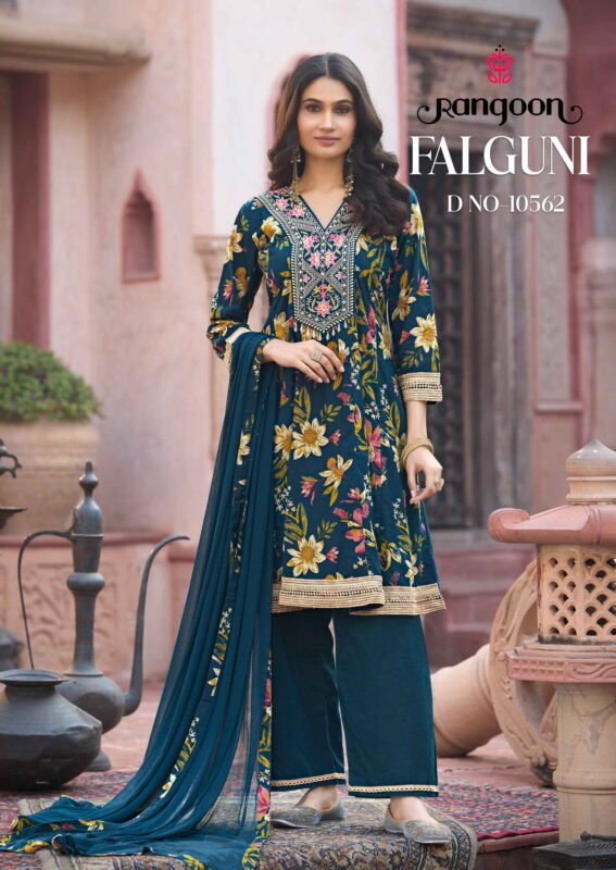 Latest Rangoon Falguni Cotton Fancy Worked Salwar Kameez Collection Wholesale 2026