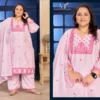 Buy Moksh Plus Size Pure Cotton Vol 1 Cotton Embroidered Kurti With Bottom Dupatta Wholesale 2026