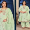 Buy Moksh Plus Size Pure Cotton Vol 1 Cotton Embroidered Kurti With Bottom Dupatta Wholesale 2026