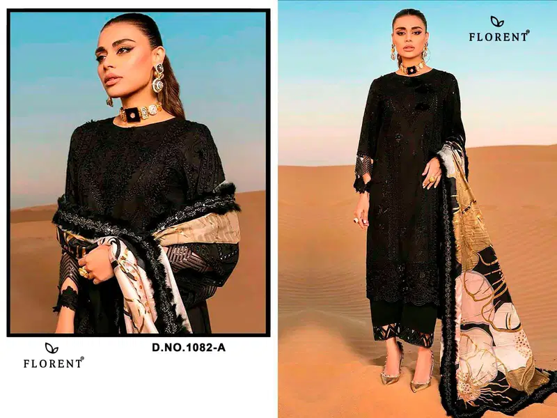 Stylish Florent 1082 A To D Rayon Cotton With Embroidered Salwar Kameez Wholesale 2026