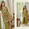 Launching Eba Meharoon Nc Moss With Beats Work Top Bottom And Dupatta Collection Wholesale 2026