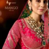 Lt Mango Vol 5 Top Dyed Weaving With Embroidered Saree Collection Wholesale