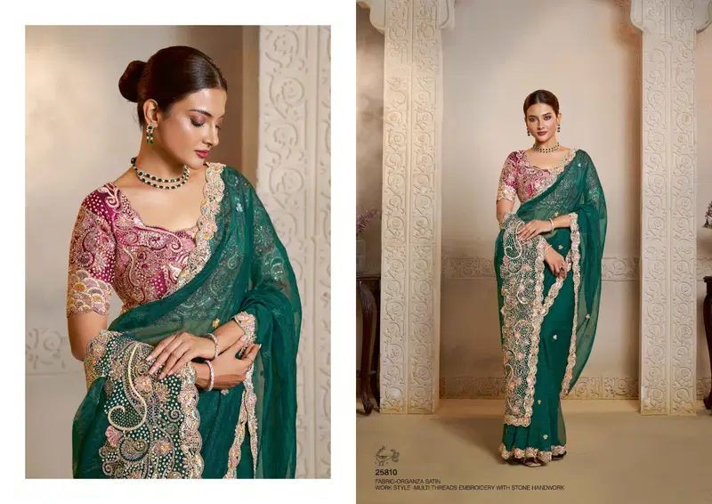 Beautiful Mahotsav Mohmanthan 25800 Riwahyat Designer Saree Collection Wholesale 2026