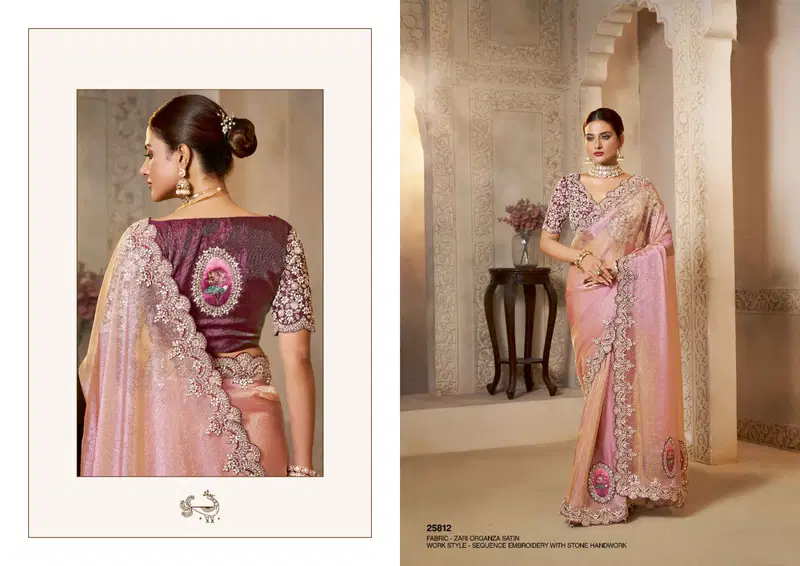 Beautiful Mahotsav Mohmanthan 25800 Riwahyat Designer Saree Collection Wholesale 2026