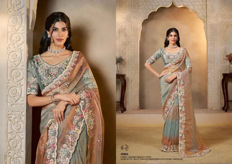 Beautiful Mahotsav Mohmanthan 25800 Riwahyat Designer Saree Collection Wholesale 2026