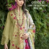 Shree Ombre Lawn Collection 26 Vol 21 Chiffon Dupatta Cotton Salwar Kameez Wholesale