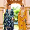 Alok 24 Carat Edition 5 Viscose Rayon Print Embroidery Dress Material Wholesale