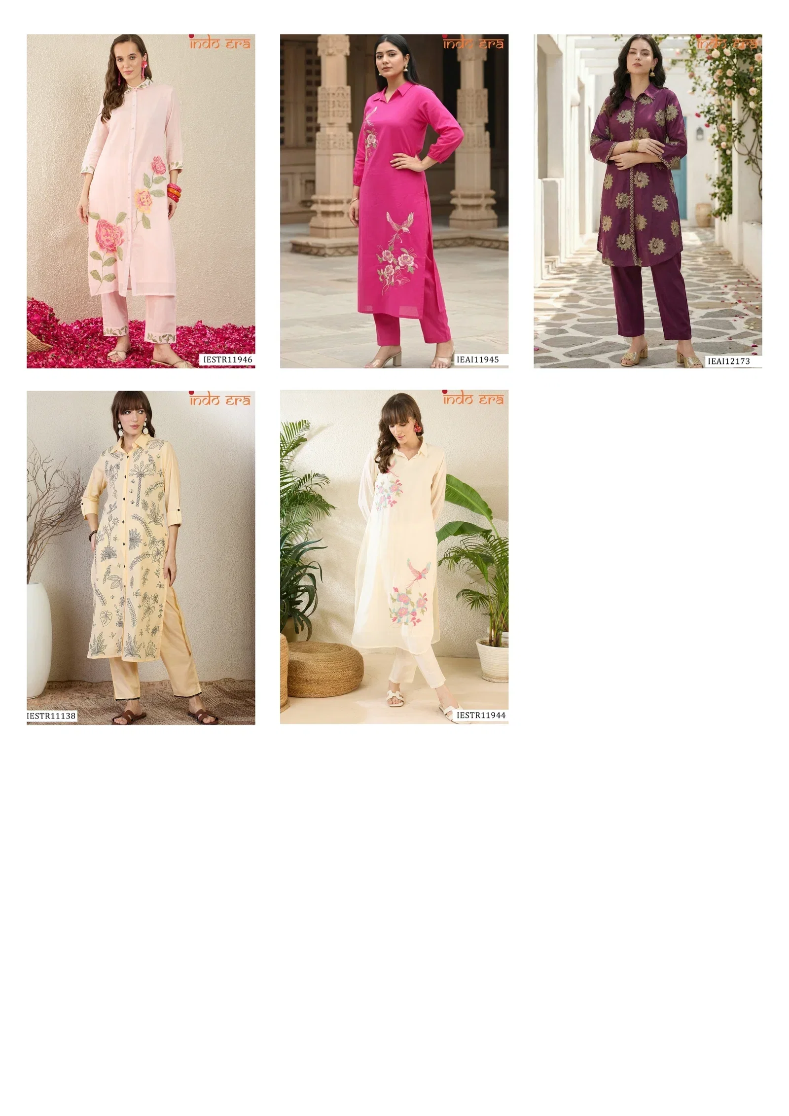 Beautiful Indo Era 2645 Cotton Printed Kurti With Bottom Collection Wholesale 2026