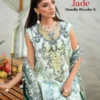 Deepsy Jade Needle Wonder Vol 5 Chiffon Dupatta Cotton Embroidered Salwar Kameez Wholesale