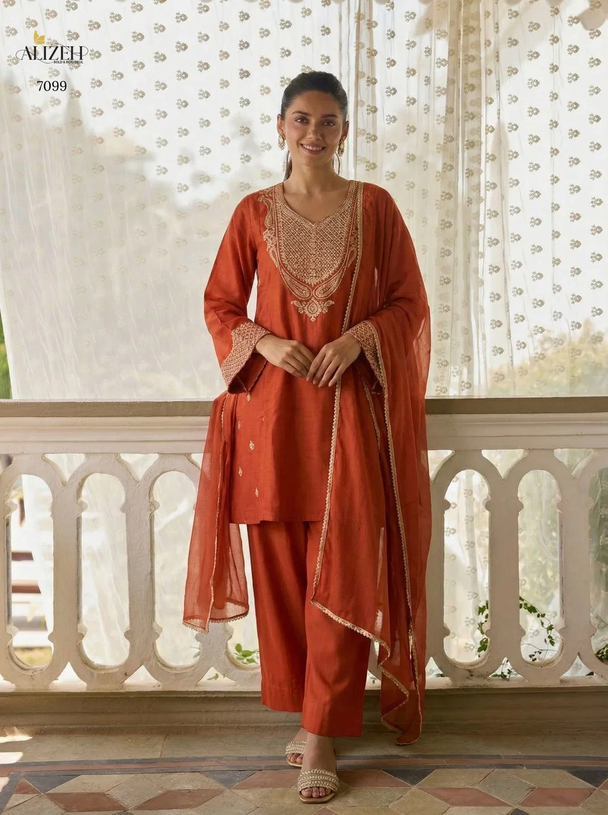 Buy Alizeh 7099 To 7101 Cotton Silk Designer Salwar Kameez Collection Wholesale 2026