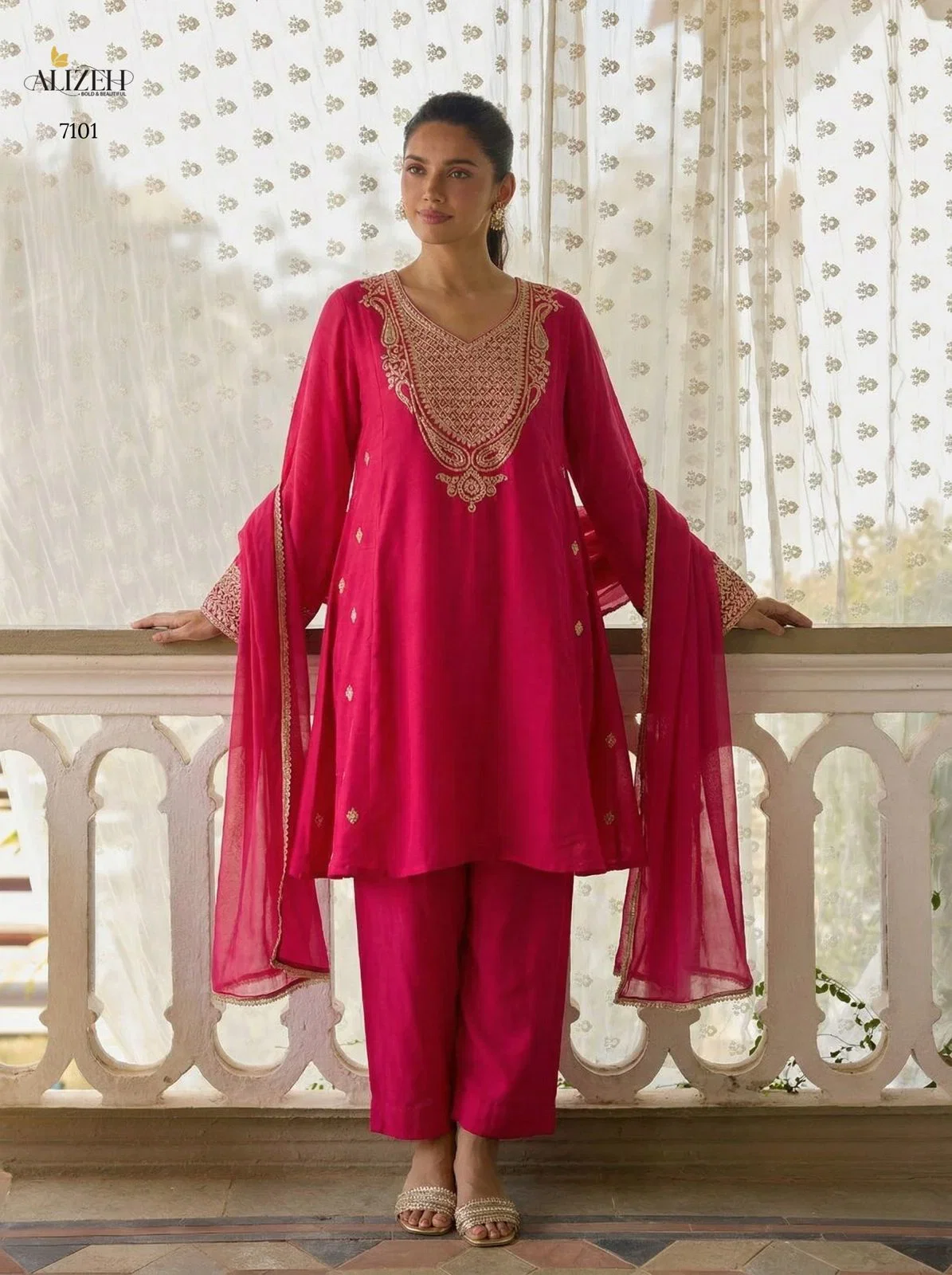 Buy Alizeh 7099 To 7101 Cotton Silk Designer Salwar Kameez Collection Wholesale 2026