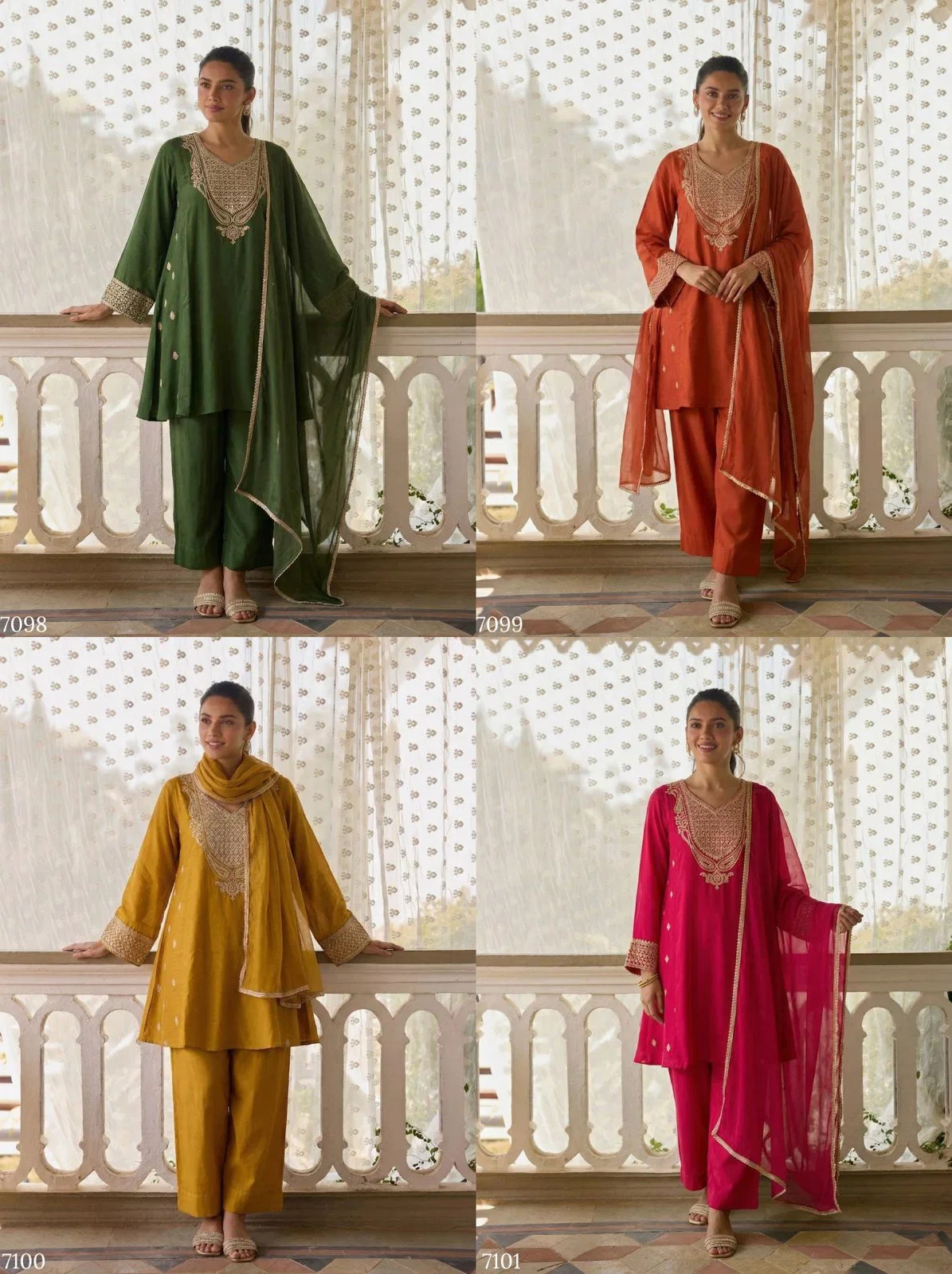 Buy Alizeh 7099 To 7101 Cotton Silk Designer Salwar Kameez Collection Wholesale 2026