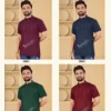 Latest Sangeet Soft Rayon Handloom Dobby Rayon Mens Short Kurta Collection Wholesale 2026