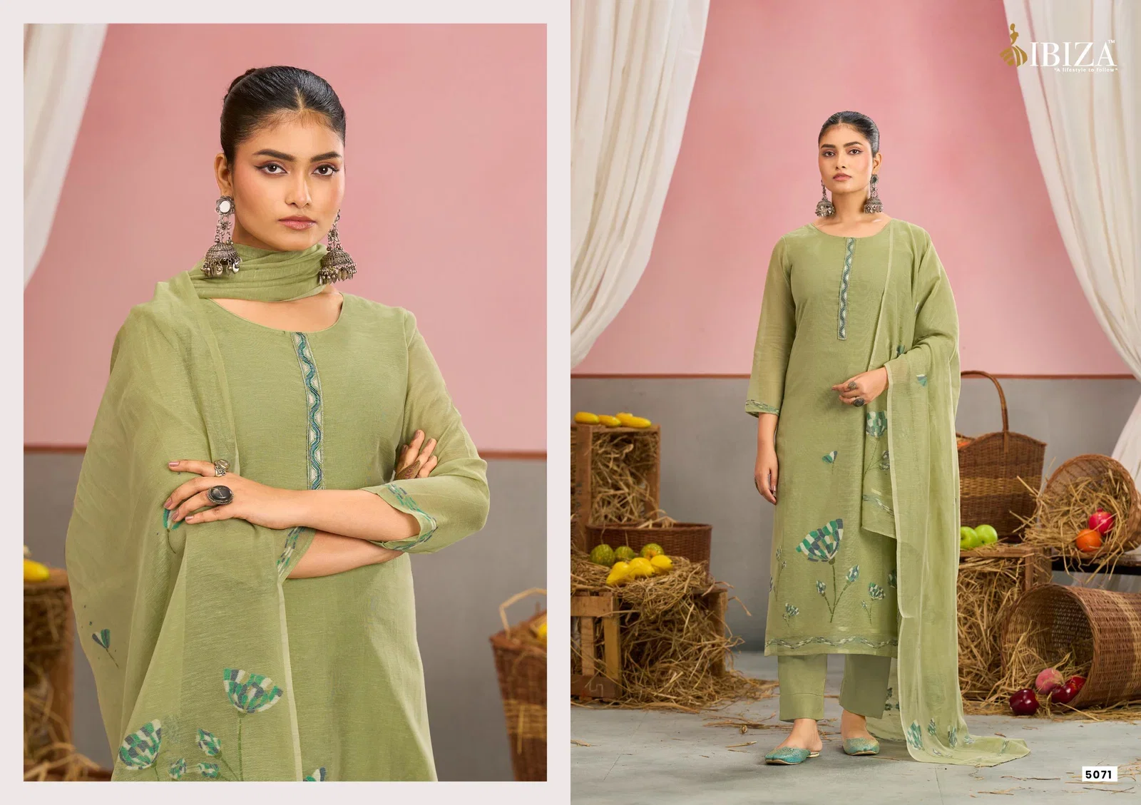 Stylish Ibiza Eshal Linen Cotton Jacquard With Embroidered Salwar Kameez Wholesale 2026