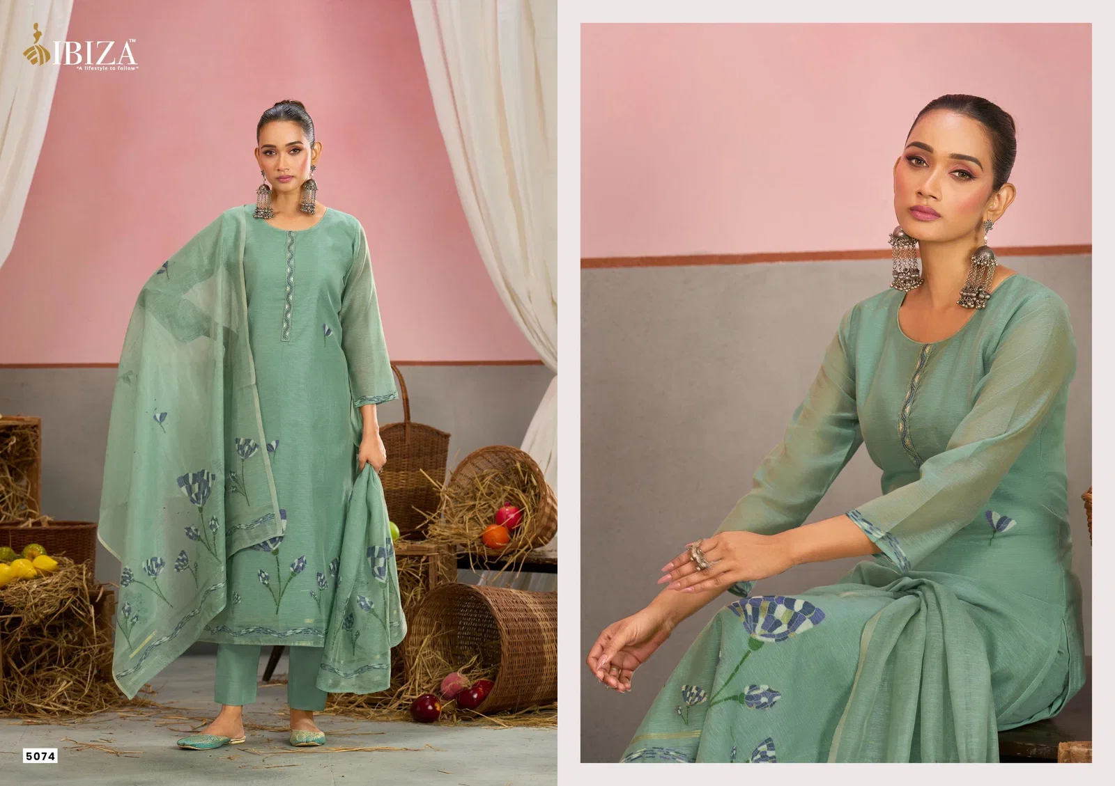 Stylish Ibiza Eshal Linen Cotton Jacquard With Embroidered Salwar Kameez Wholesale 2026