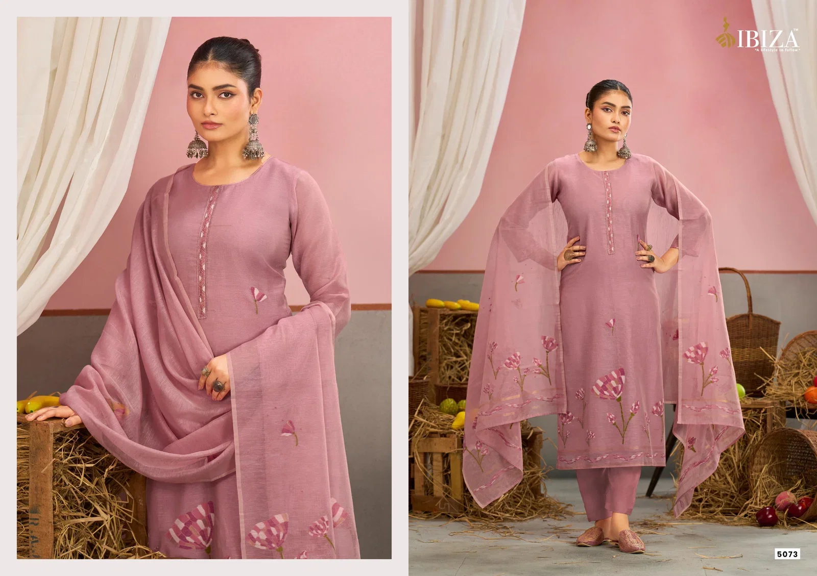 Stylish Ibiza Eshal Linen Cotton Jacquard With Embroidered Salwar Kameez Wholesale 2026