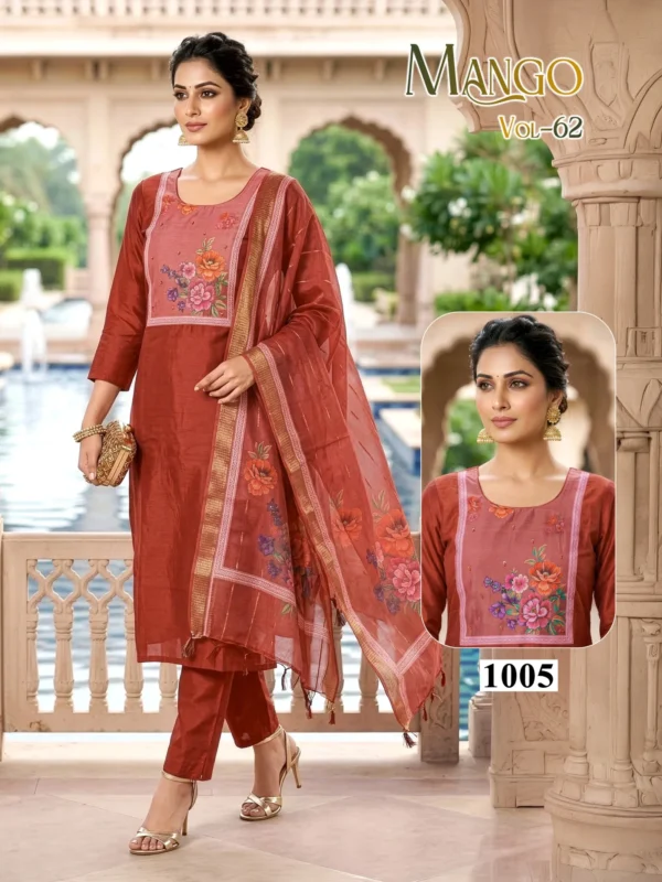 Buy Dnp Mango Vol 62 Roman Silk Top Bottom With Dupatta Wholesale 2026