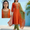 Stylish Dnp Riwayat Roman Silk Top Bottom With Dupatta Wholesale 2026